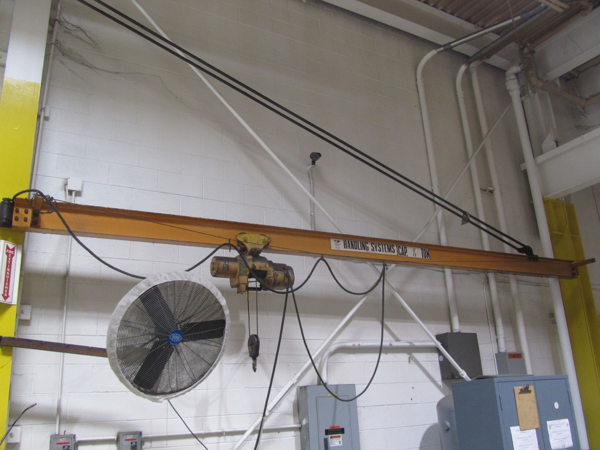 Handling Systems 1/2 Ton Jib Crane with 1/2 Ton Hoist