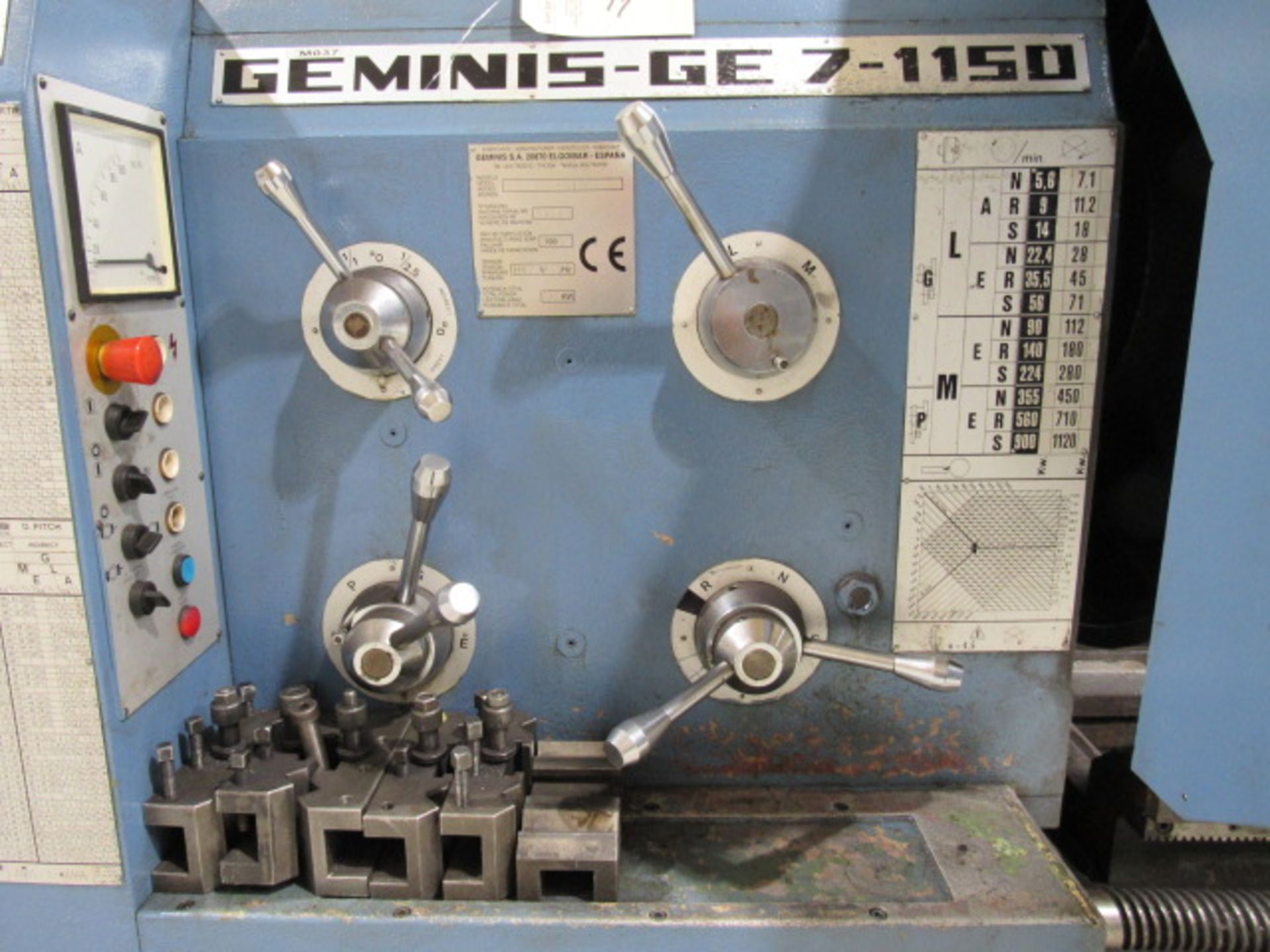 Geminis GE 7-1150 Engine Lathe - Image 3 of 8