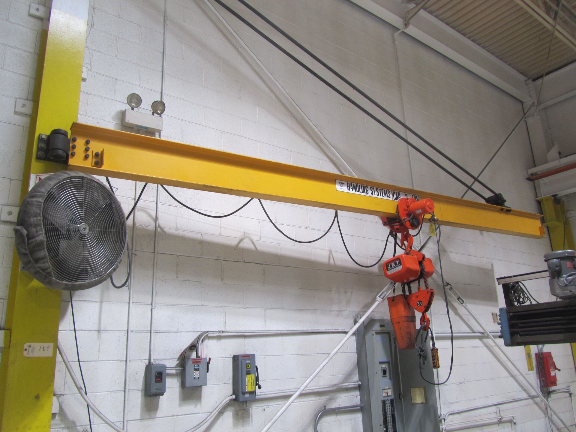 Handling Systems 2 Ton Jib Crane with Jet 2 Ton Hoist