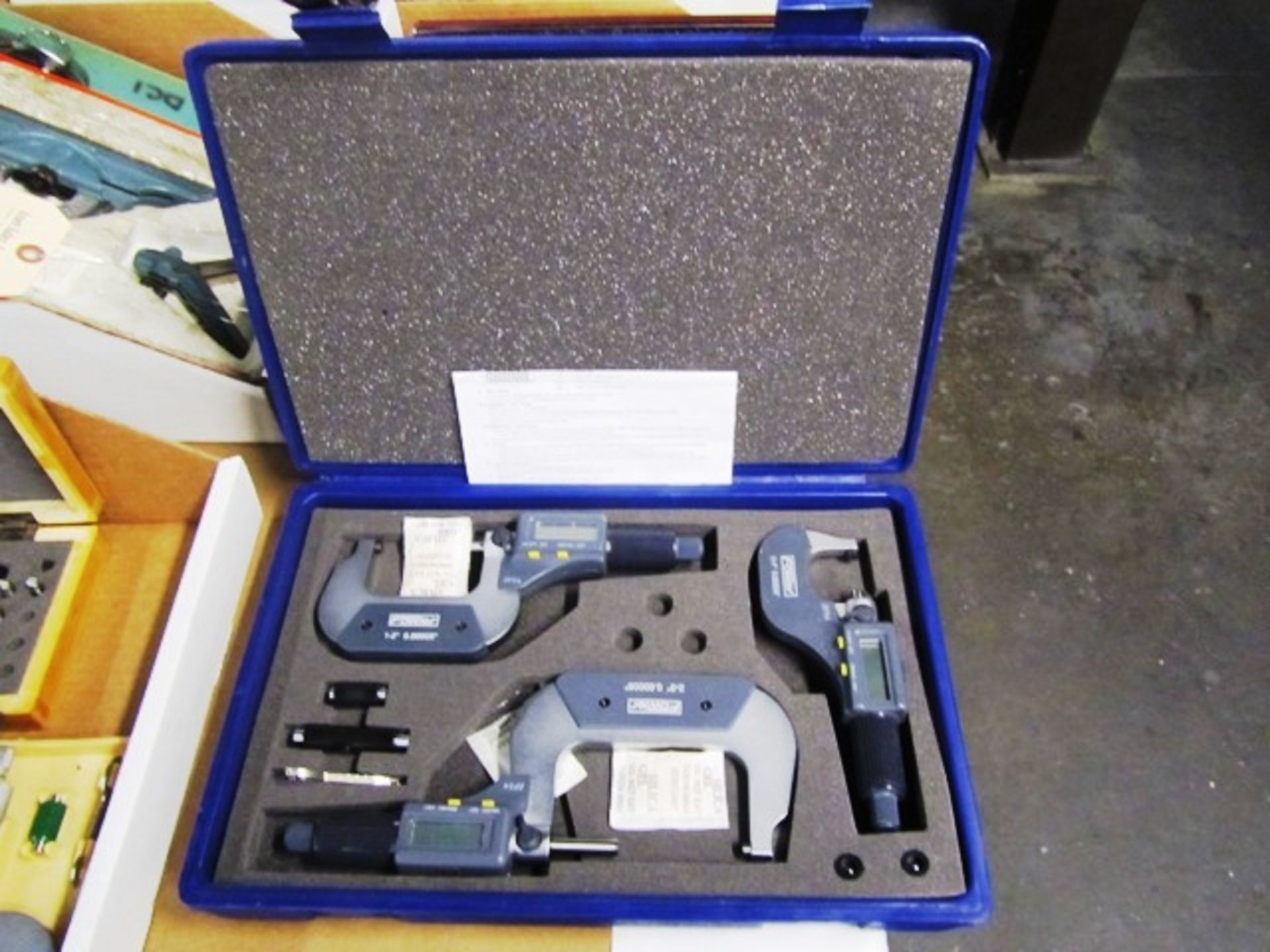 Fowler 3 Piece Digital Micrometer Set