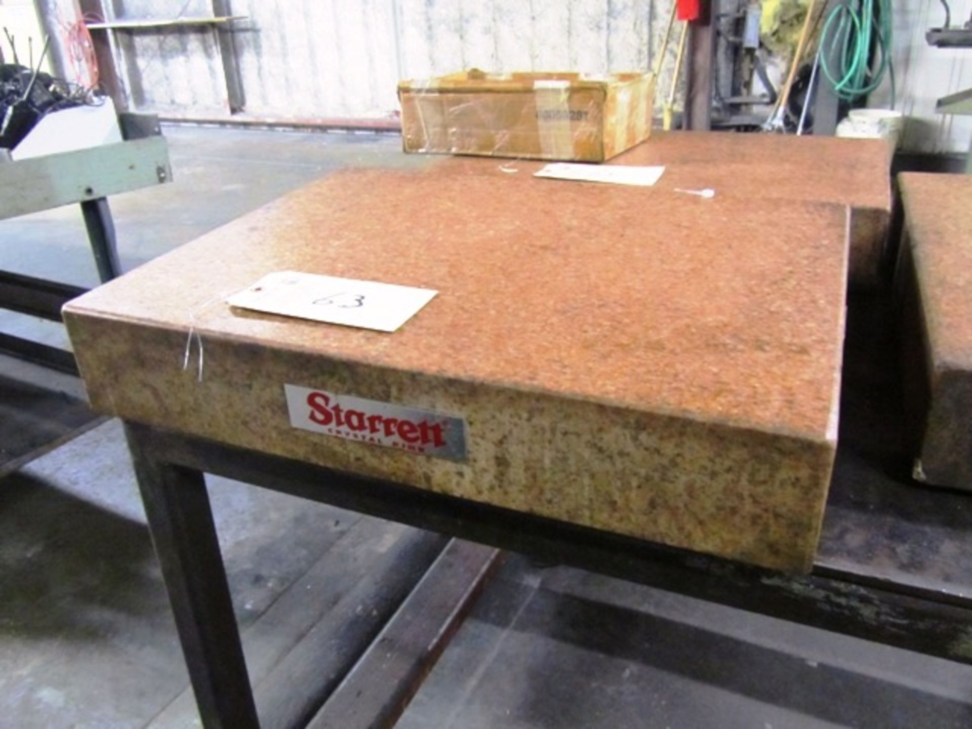 Starrett 18''x 24'' Pink Granite Surface Plate