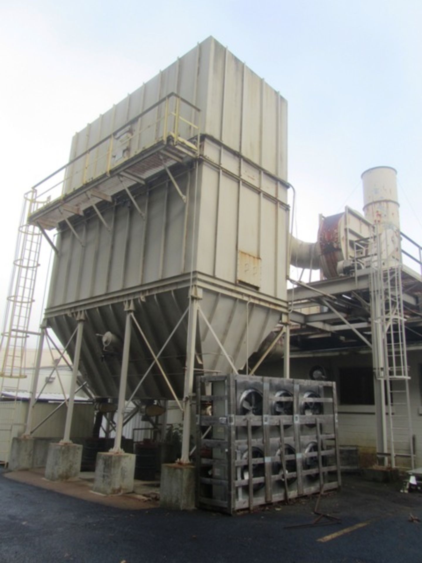 C-1 GMD Model CV 684-1-5WI 3-Compartment Pulse Bag Dust Collector