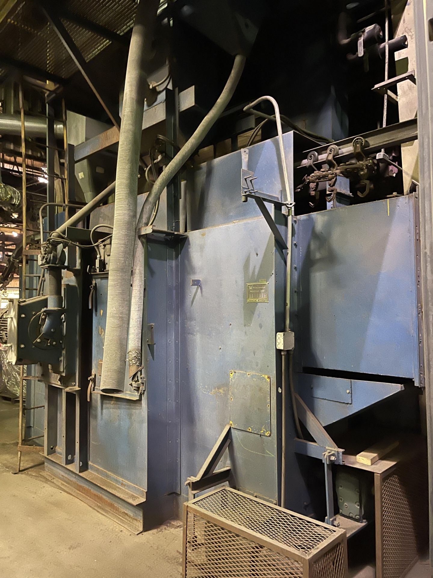 Wheelabrator Continuous Hanger Blast Machine - Image 3 of 7