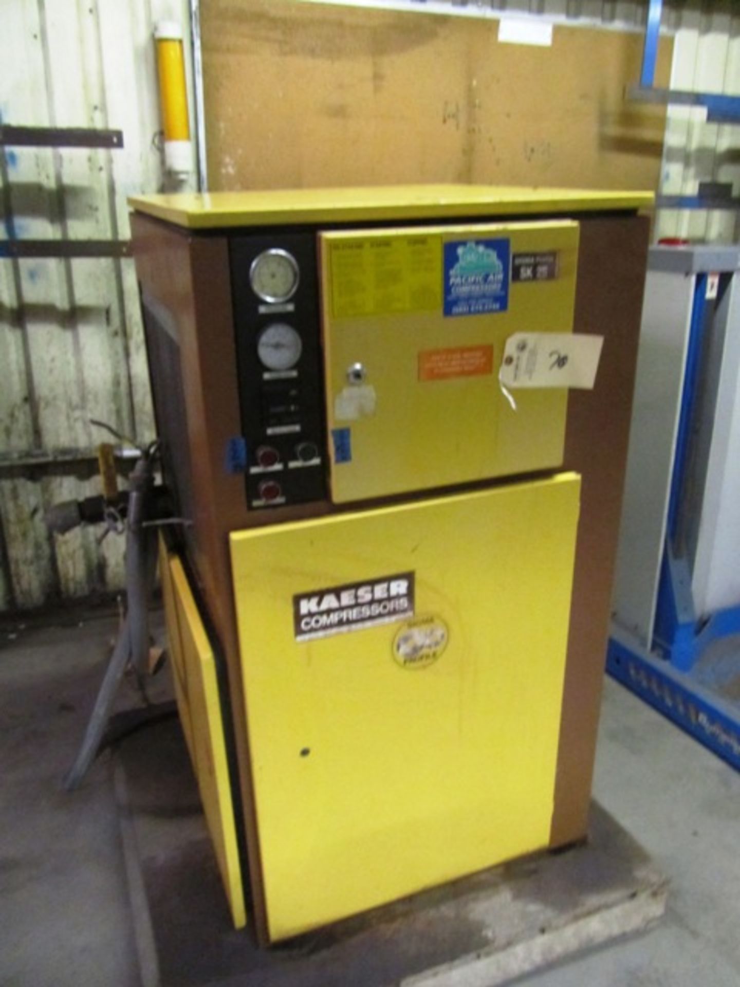 Kaeser Model SK 25 20hp Screw Type Air Compressor