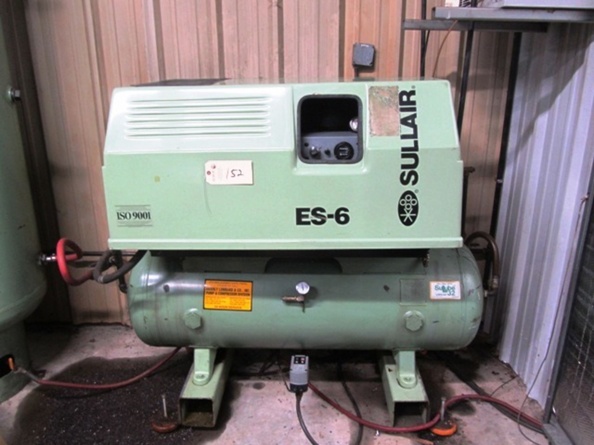 Sullair ES-6 10HP Rotary Screw Horizontal Floor Mounted Air Compressor