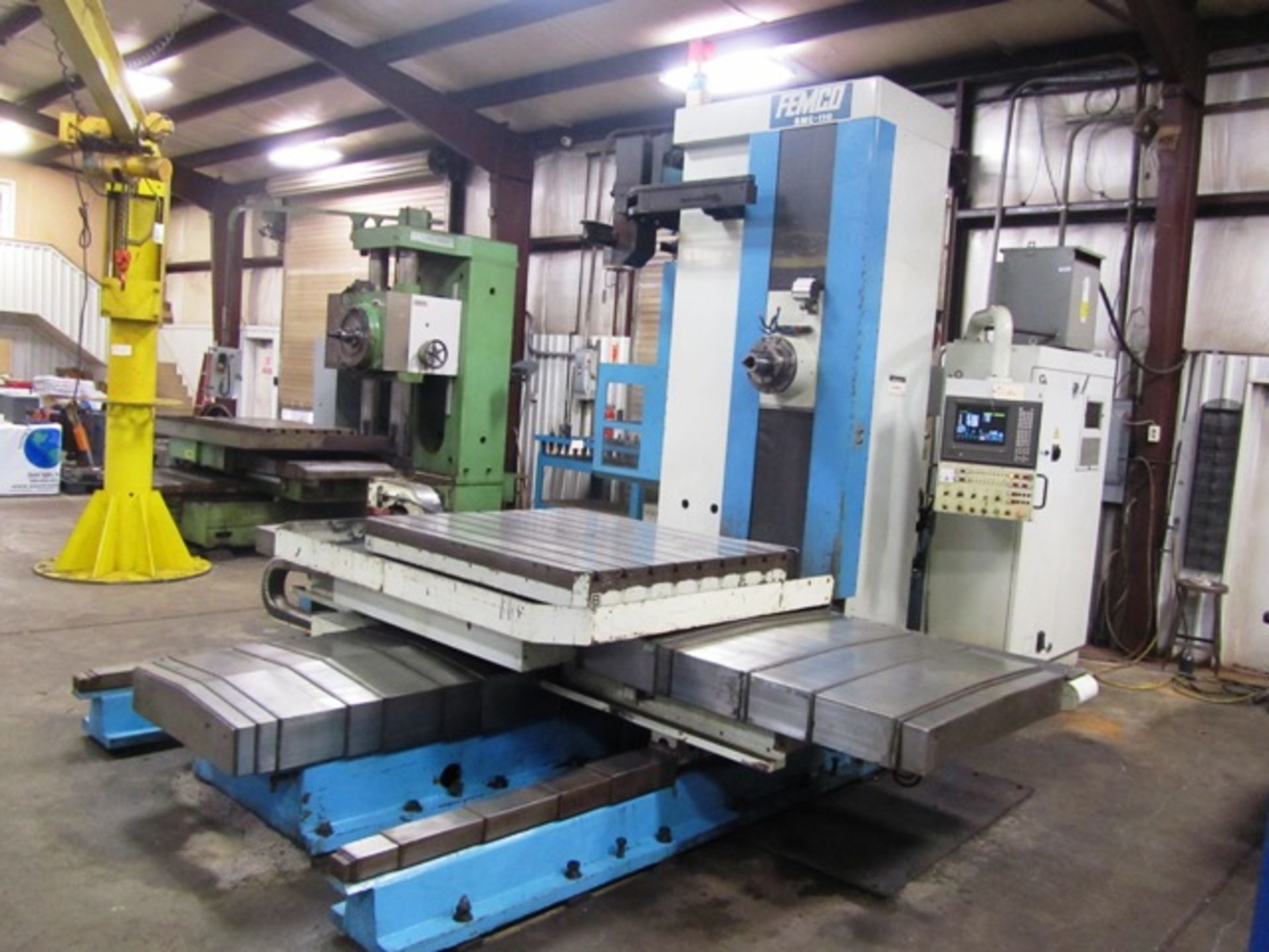 Femco BMC-110 4'' CNC Table Type Horizontal Boring Mill - Image 7 of 8