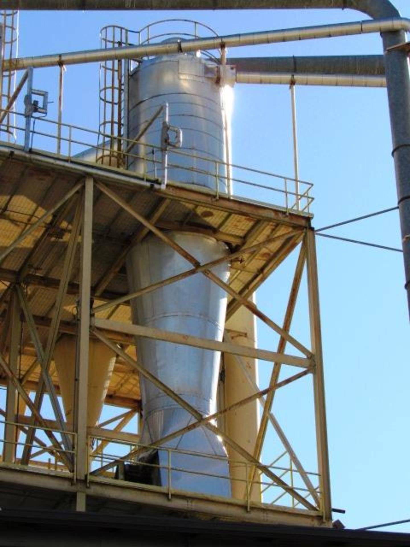 Stainless Steel Dust Collector (on roof)