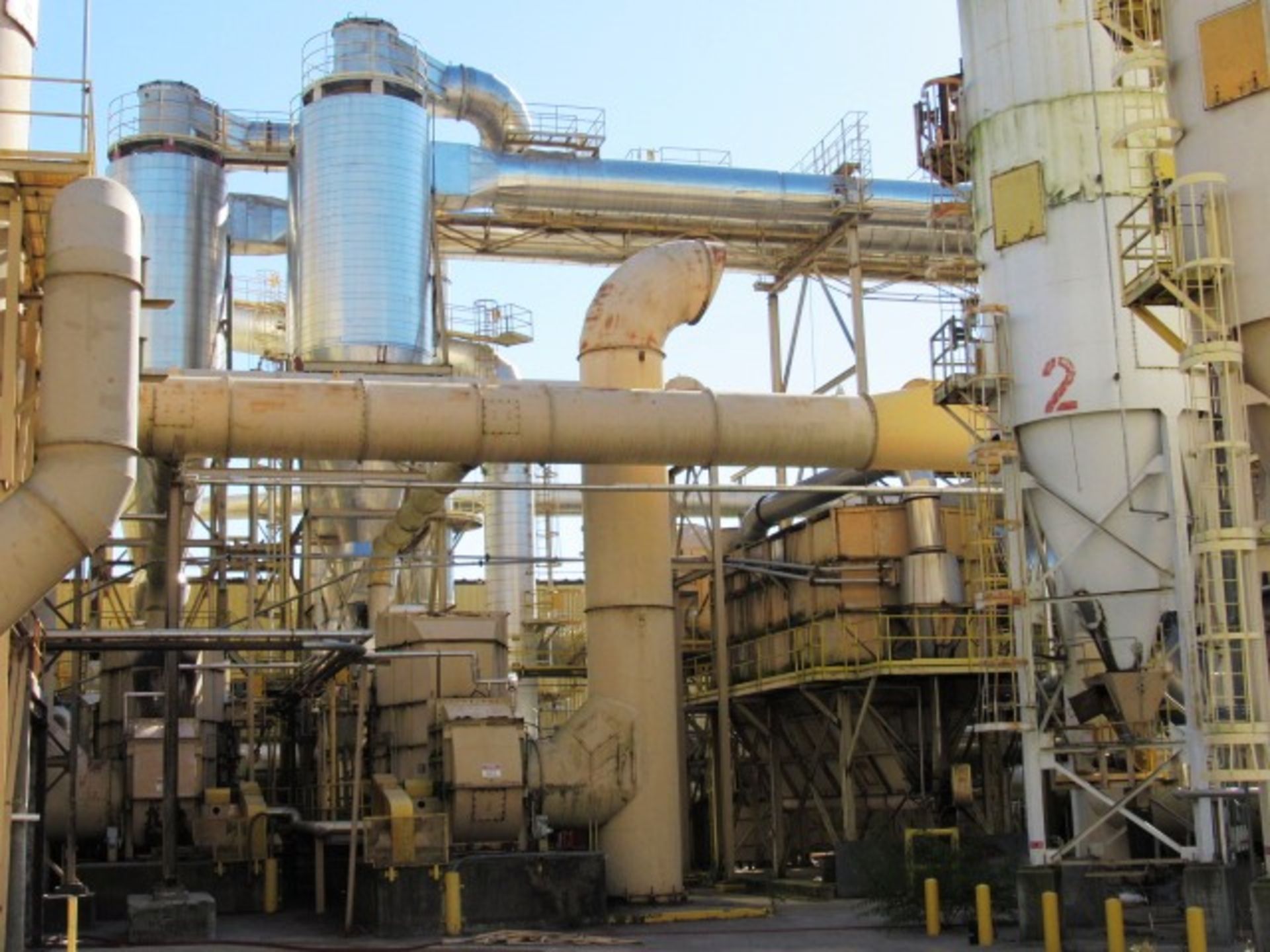*PKG-LOTS 44,45* 5,000+/-ft of Stainless Steel Ducting & Steel Platforms & Runs