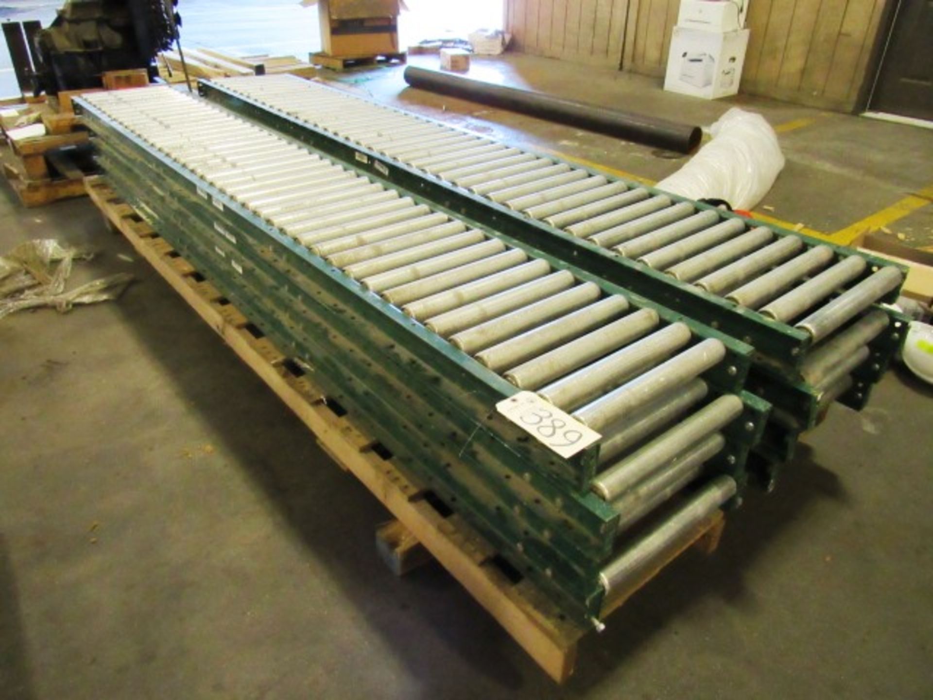 8 Sections of Parts Conveyors