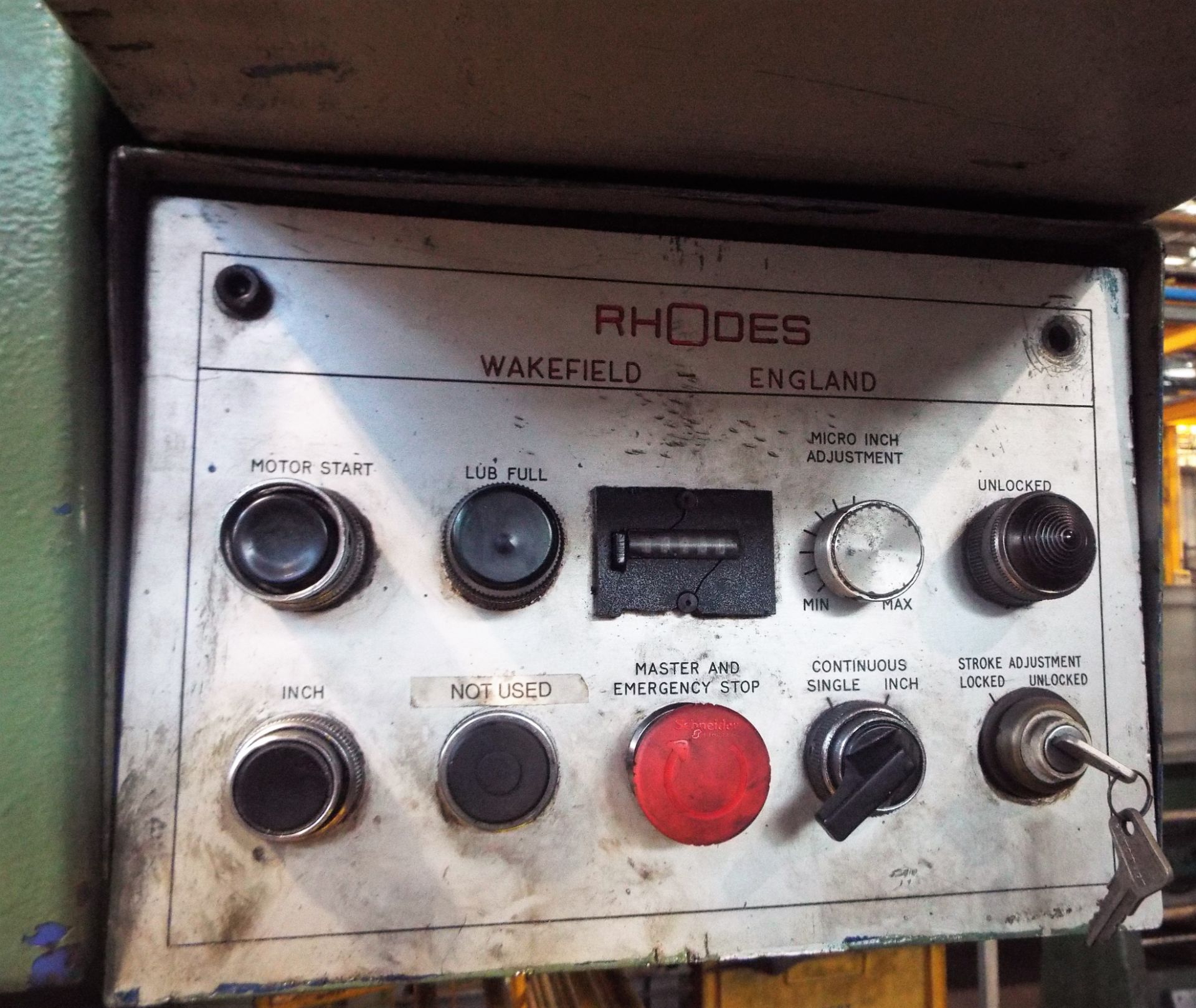 Rhodes 100t Mechanical Press. - Image 4 of 13