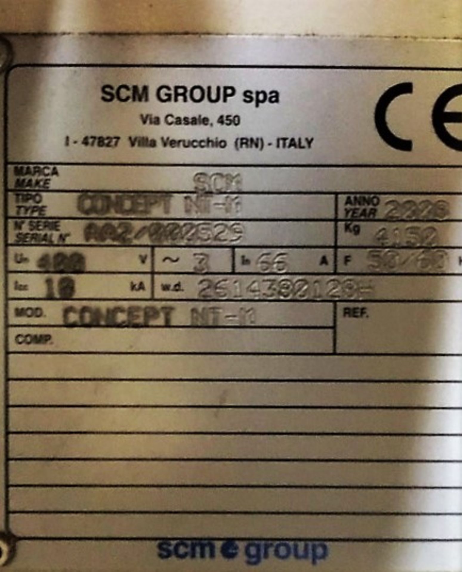 SCM Concept Mono Single End CNC Tenoner. - Image 3 of 3