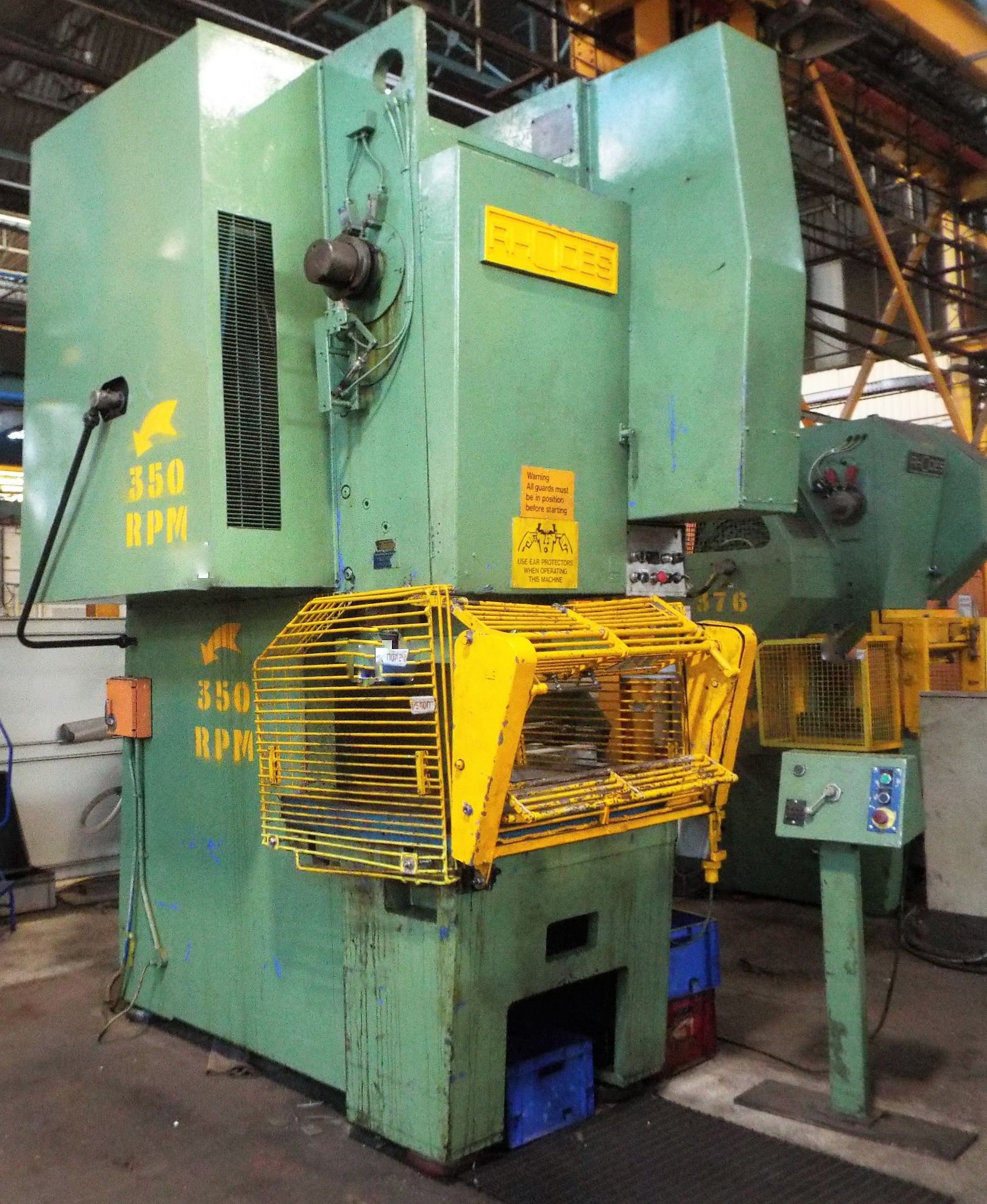 Rhodes 100t Mechanical Press.