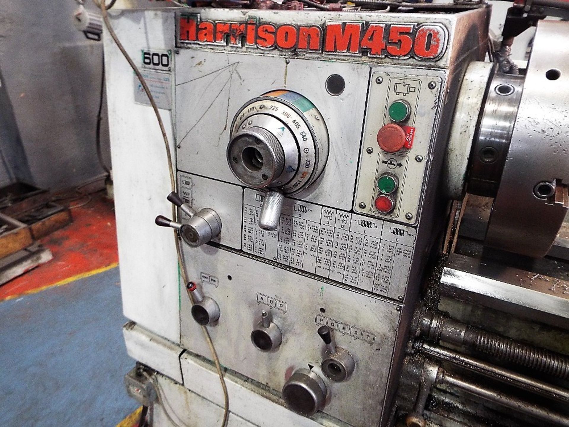 Harrison M450 Lathe. - Image 6 of 11