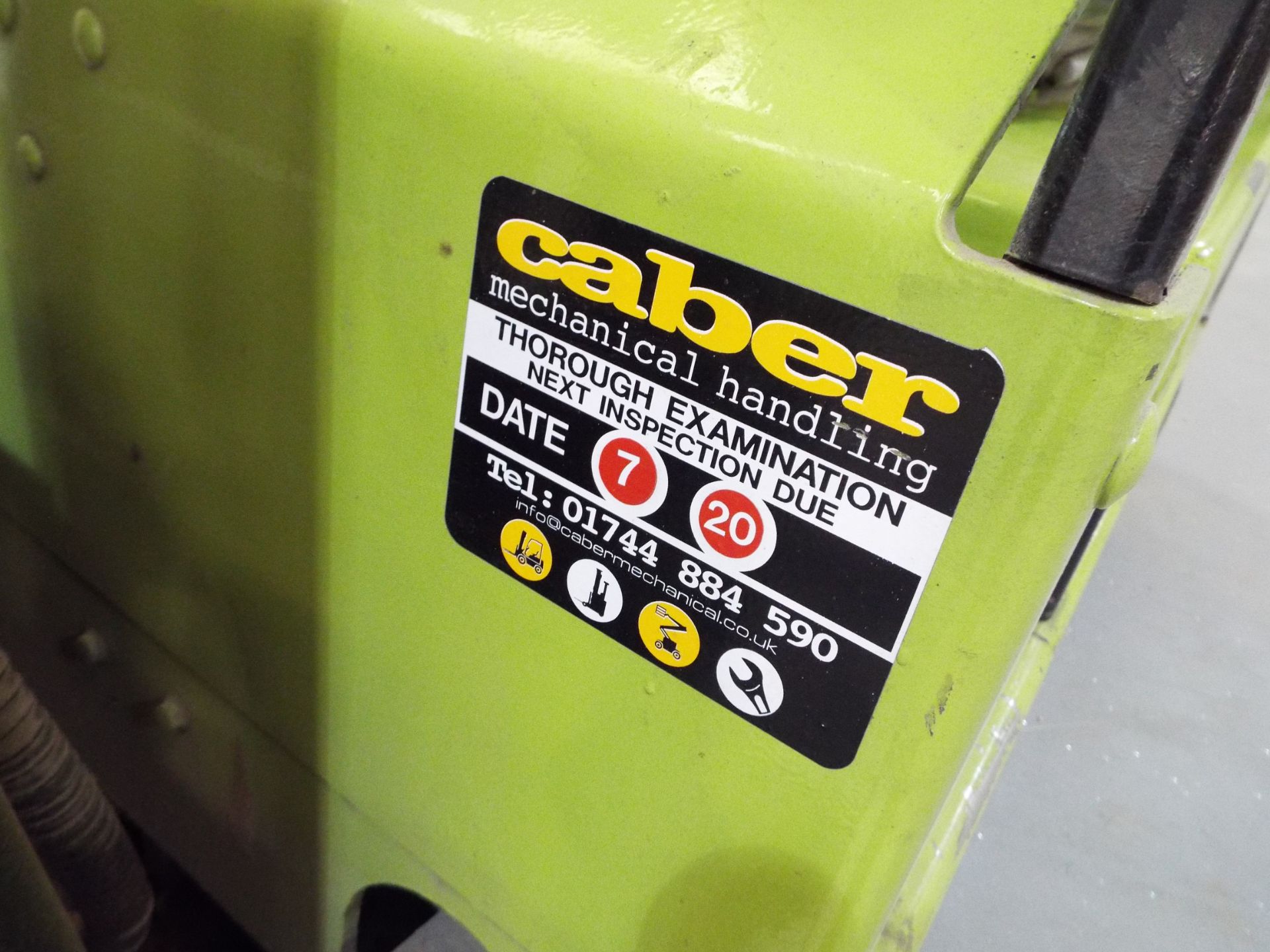 Clarke CEM20S Electric Fork Lift Truck cw Charger & Extended Fork Attachments - Image 7 of 14