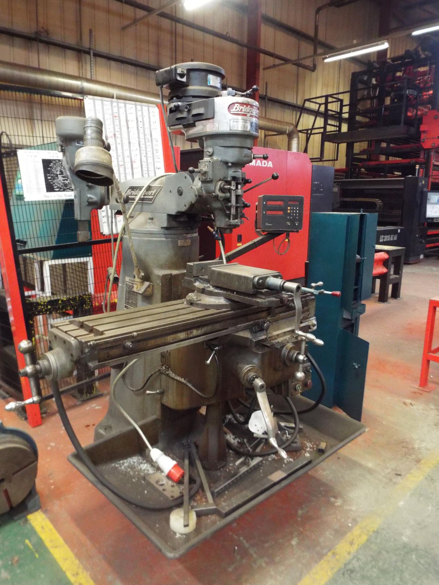 Bridgeport Turret Milling Machine with Shaping Attachment