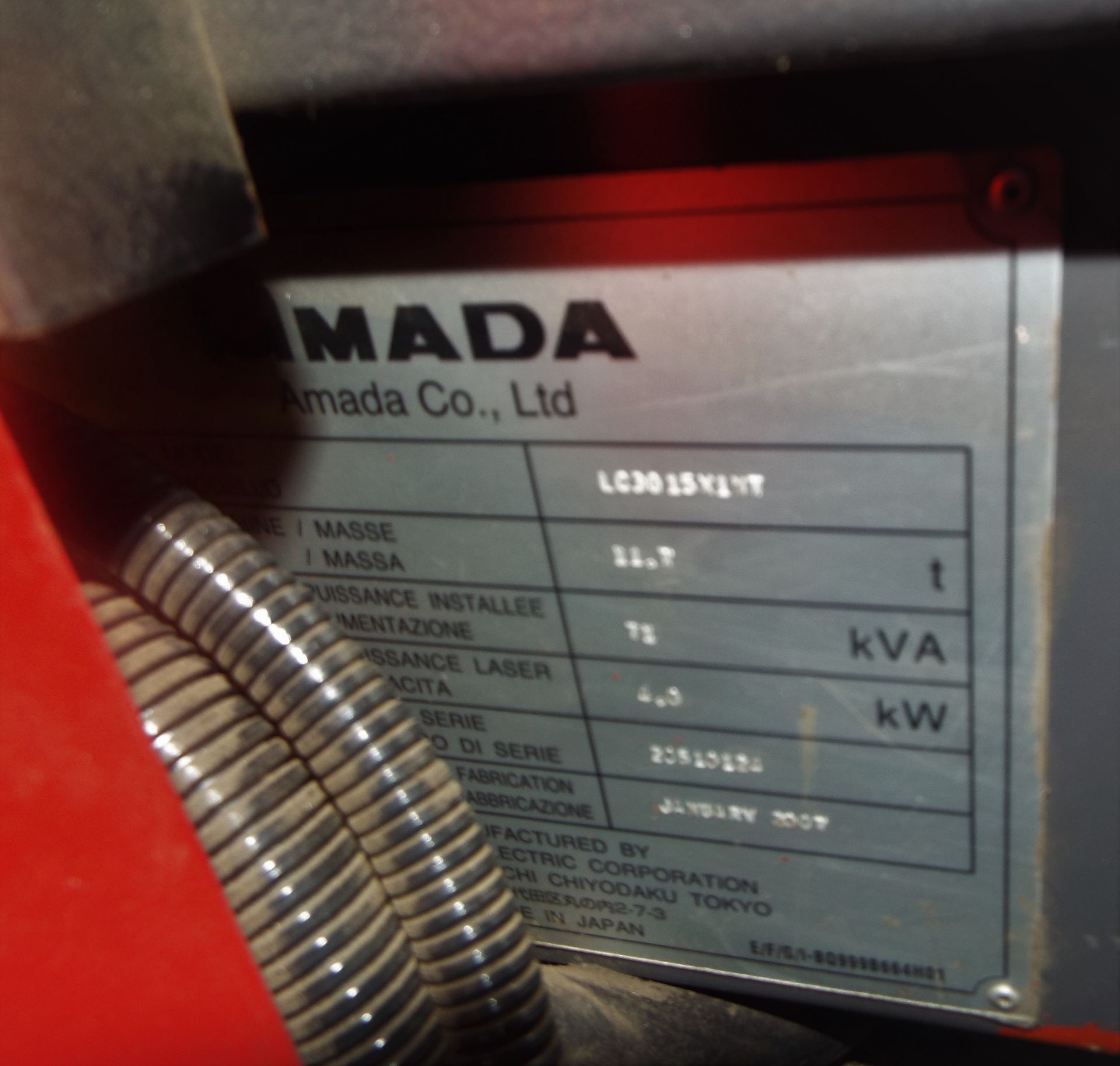 Amada LC3015 X1 NT 4KW Laser Cutting Centre. - Image 43 of 49