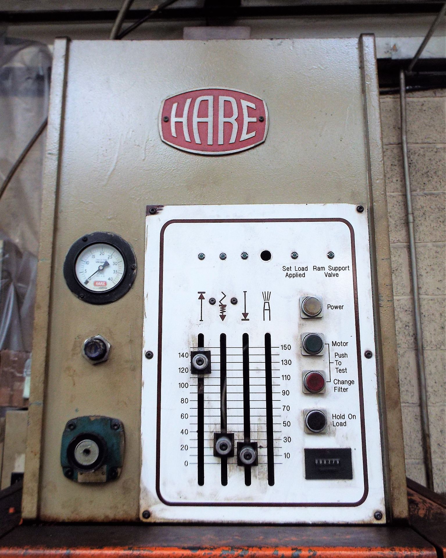 PJ HARE 25 HP HYDRAULIC PRESS - Image 2 of 8