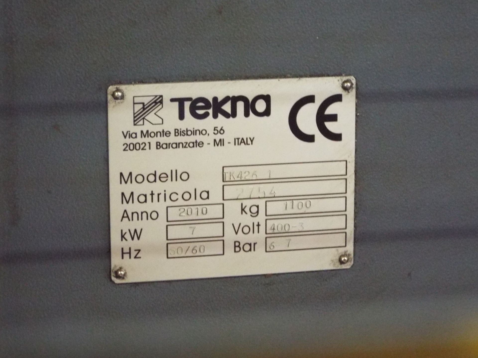 Tekna TK426-1 Machining Centre. - Image 11 of 11