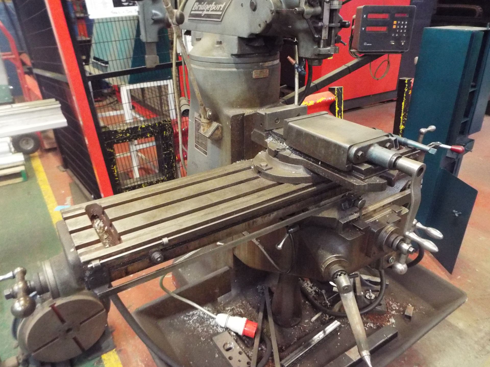 Bridgeport Turret Milling Machine with Shaping Attachment - Image 9 of 13