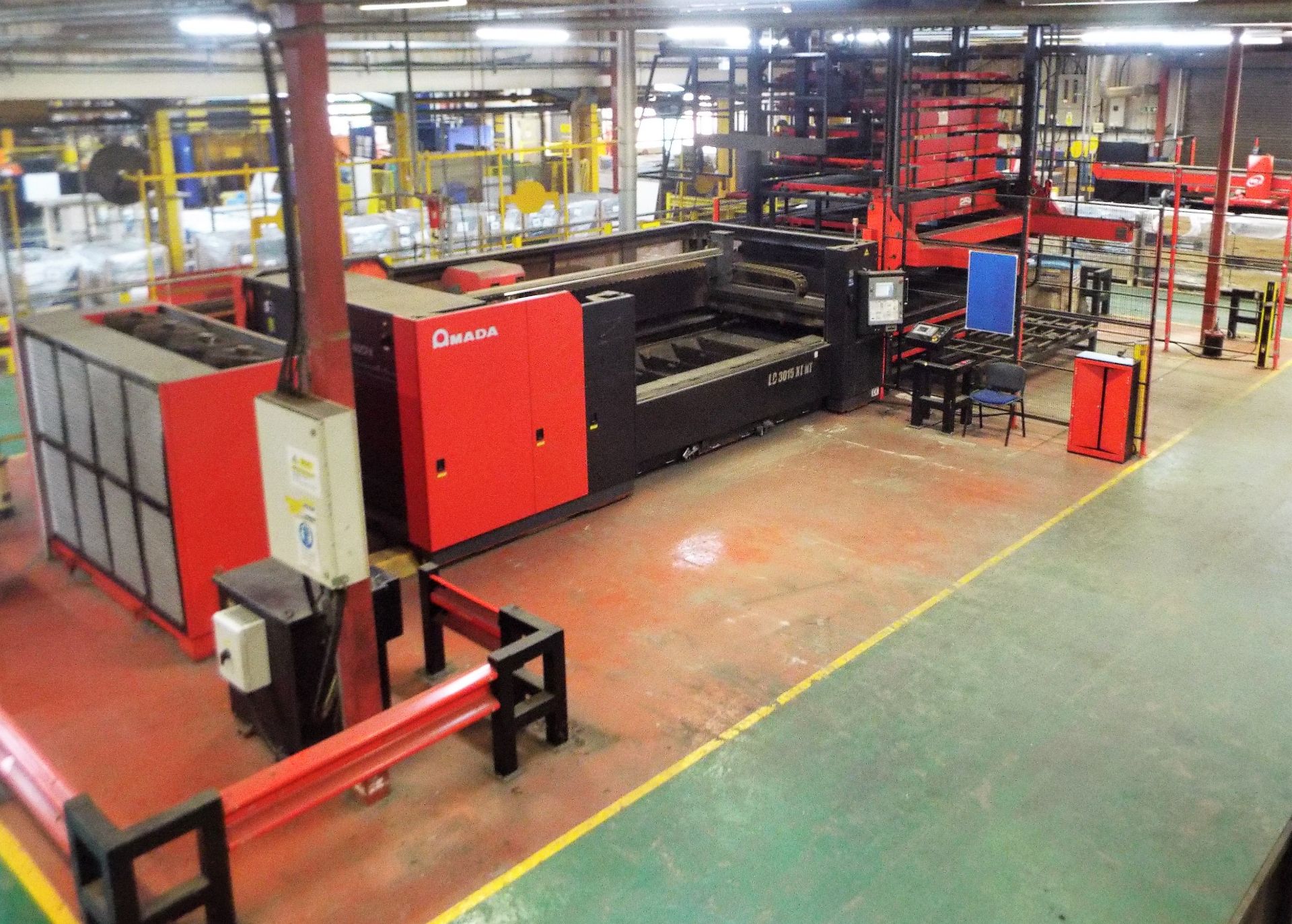 Amada LC3015 X1 NT 4KW Laser Cutting Centre.