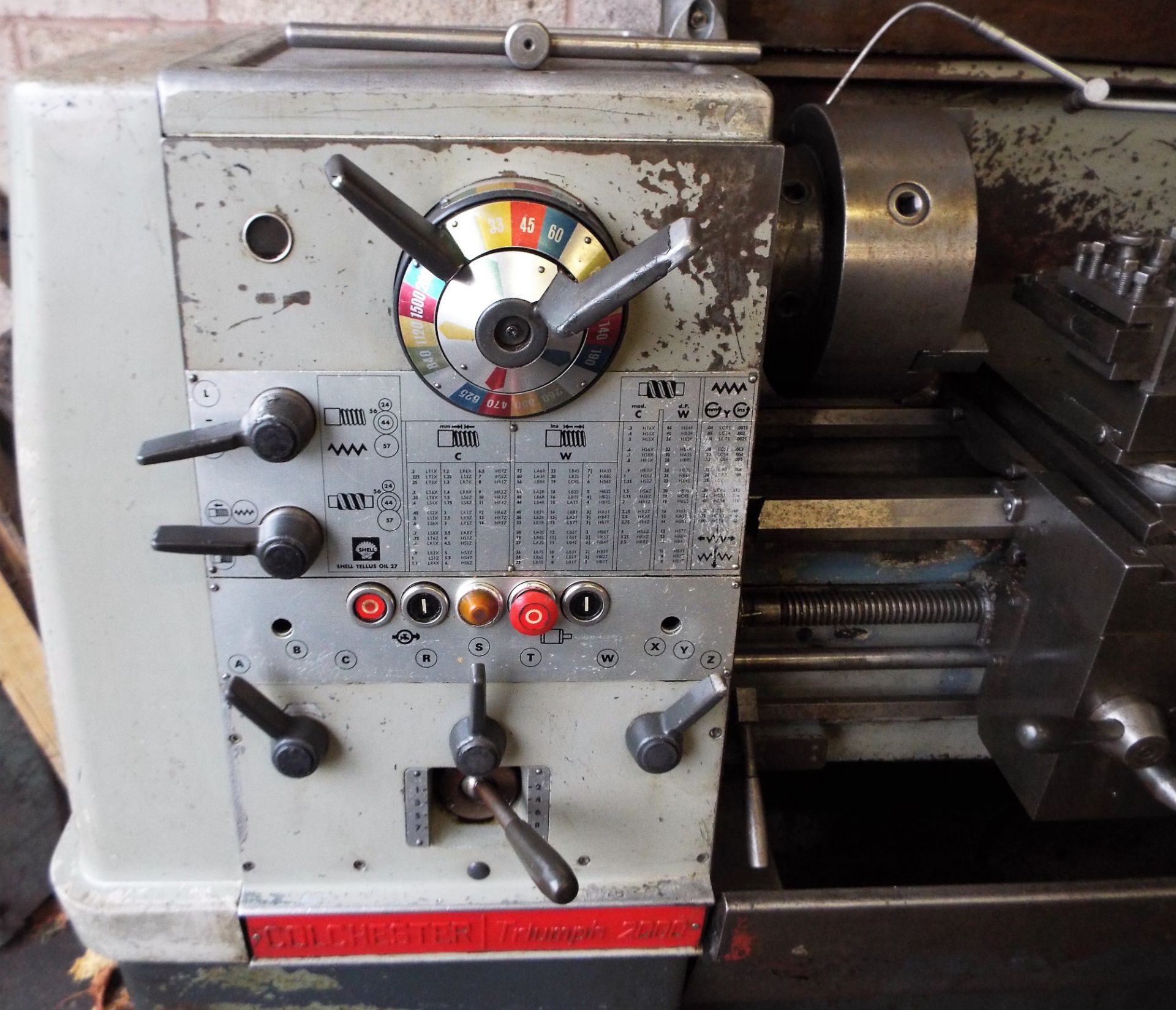 Colchester Triumph 2000 Gap Bed Lathe - Image 4 of 11