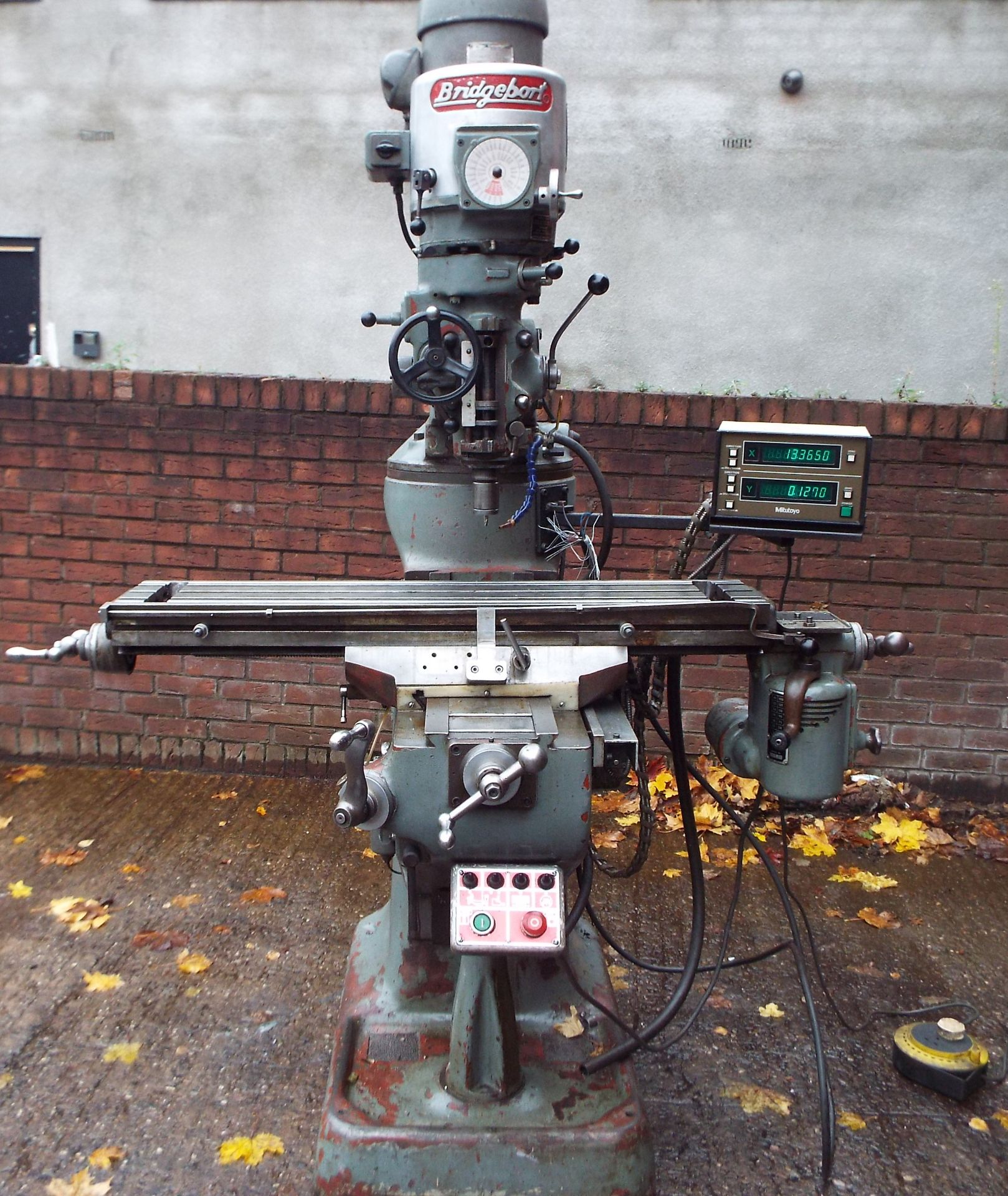 Bridgeport Milling Machine CW 2 Axis DRO