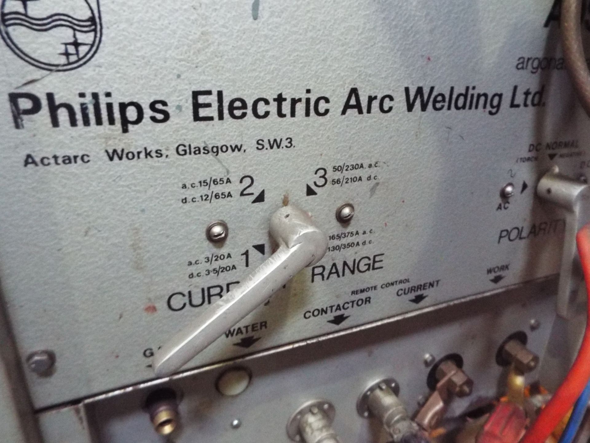 Philips ADS300 Argonarc AC/DC Welding Unit. - Bild 3 aus 8