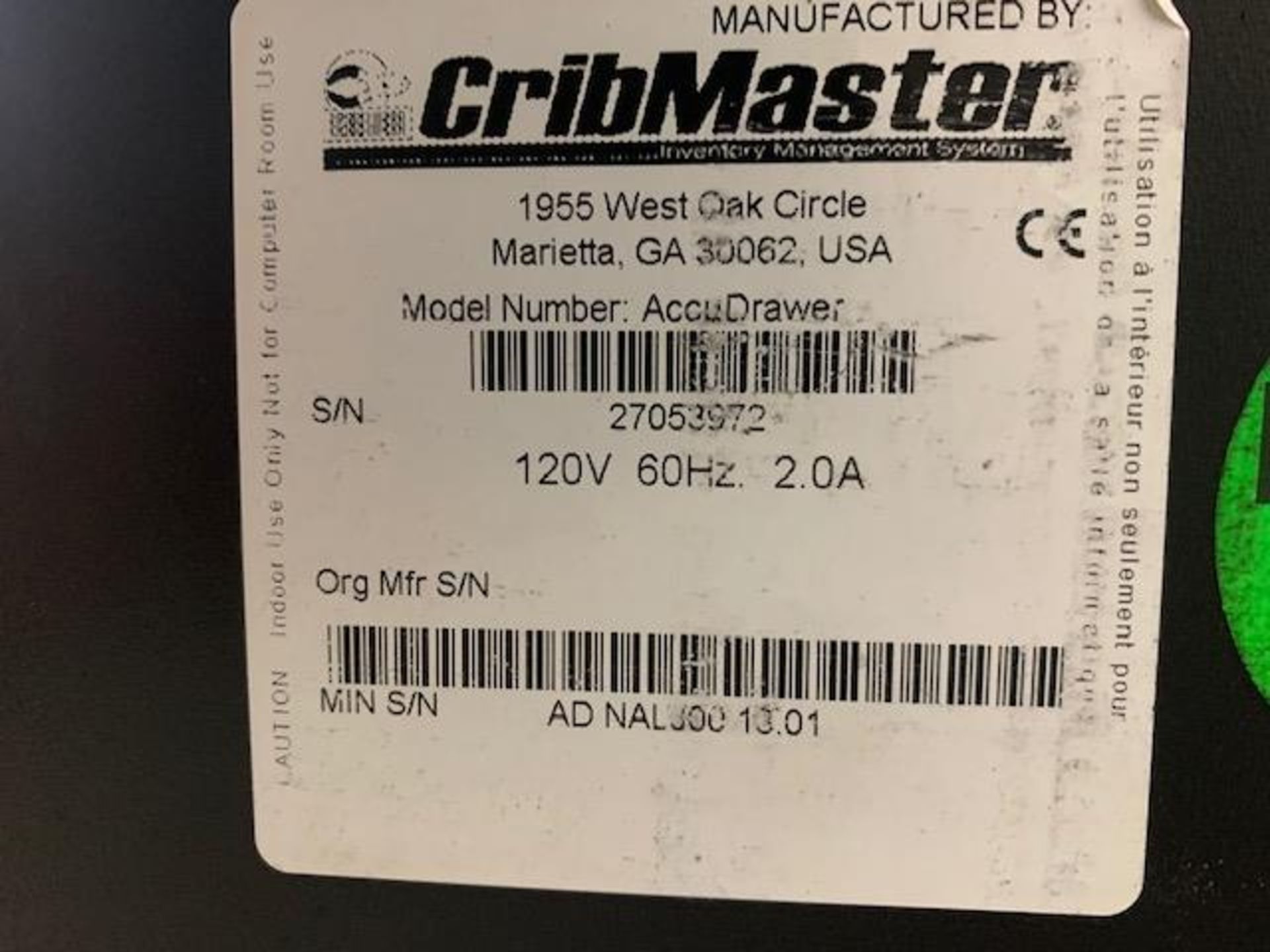 Cribmaster AccuDrawer - Image 2 of 10