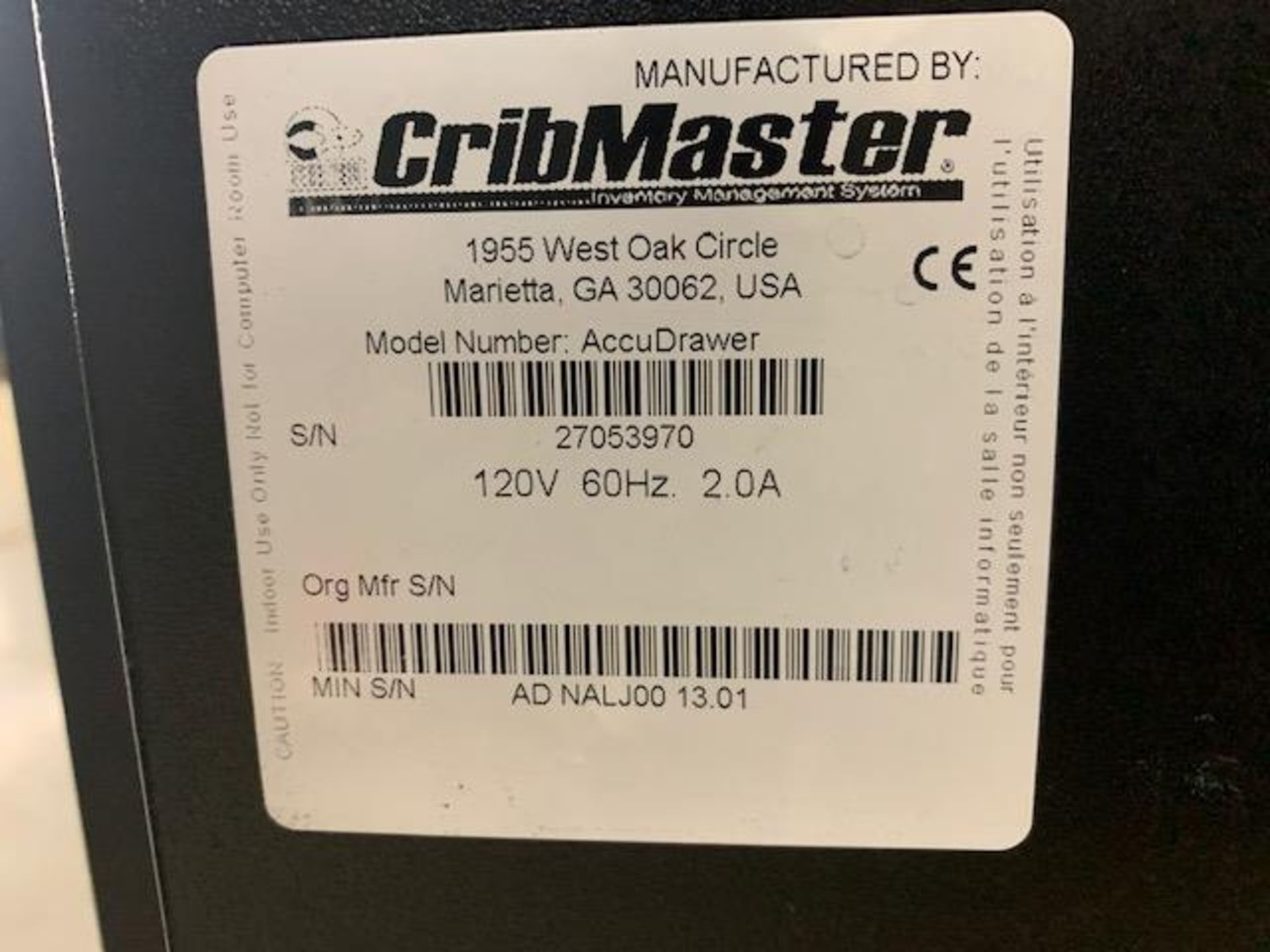 Cribmaster AccuDrawer - Image 2 of 10