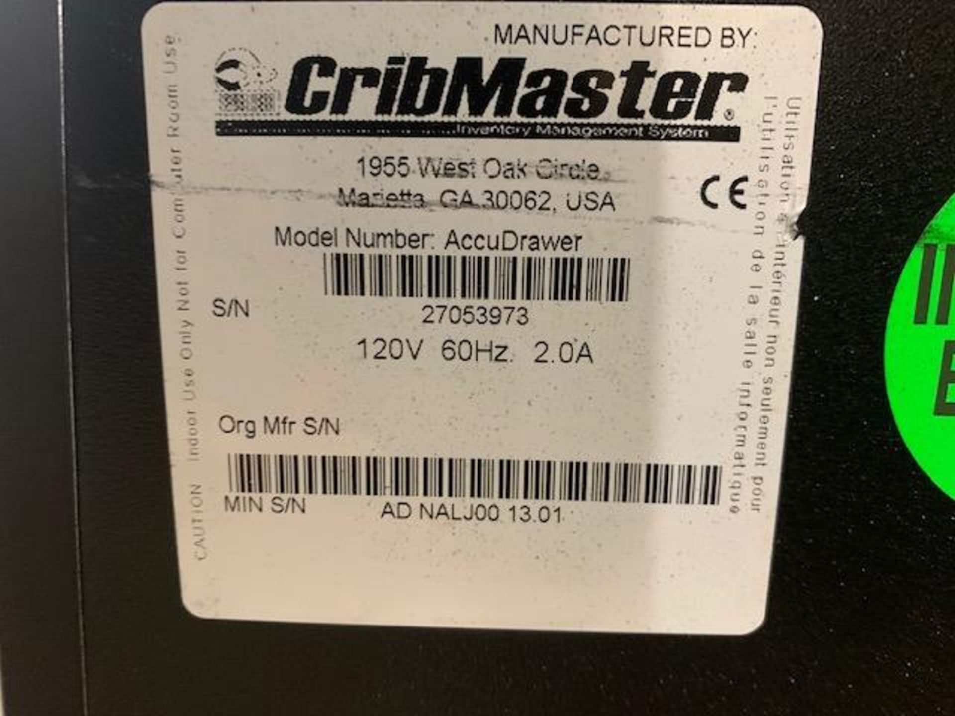 Cribmaster AccuDrawer - Image 2 of 8