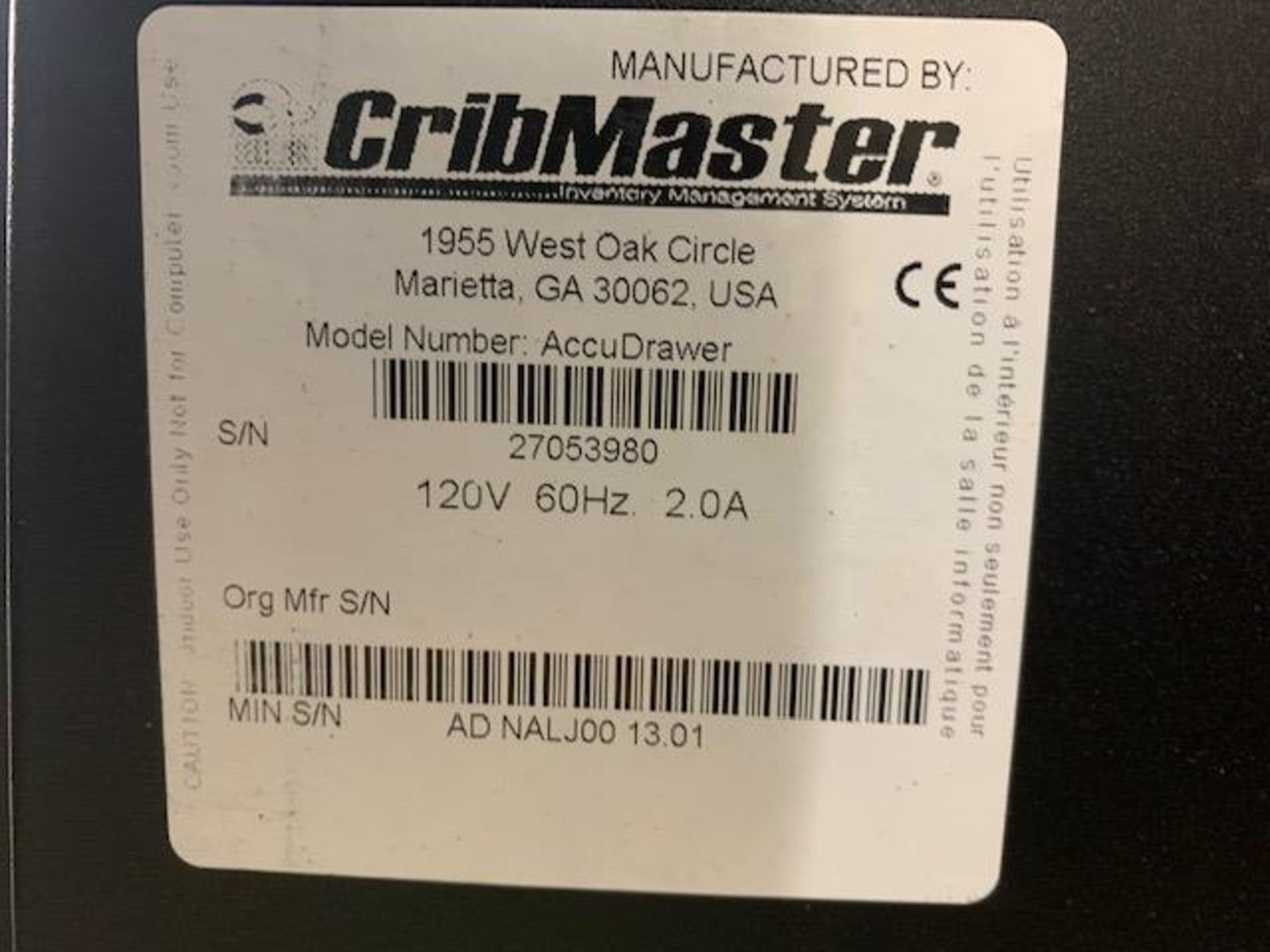 Cribmaster AccuDrawer - Image 2 of 9
