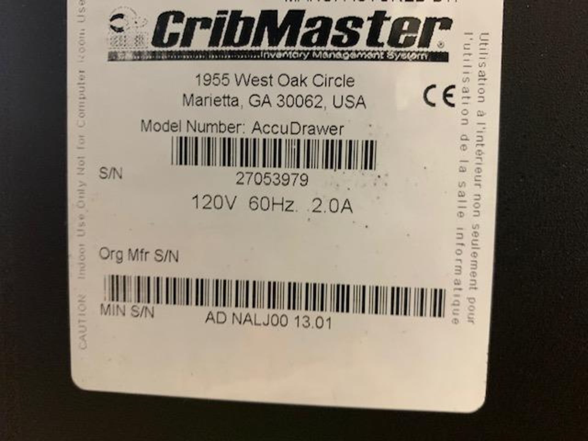 Cribmaster AccuDrawer - Image 2 of 8