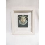 A framed gouache on board entitled "Bess" by artist Irene Jones. Overall size - 32cm x 28cm