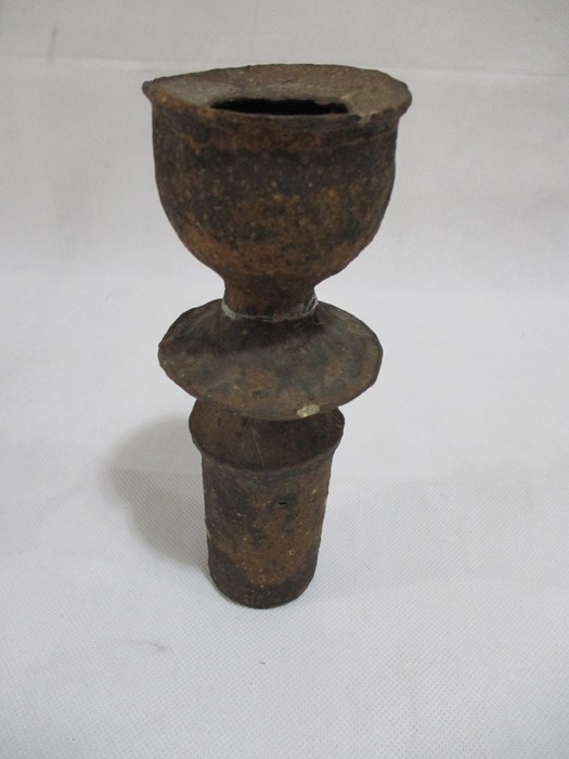 A collection of four studio pottery pieces including a small vase by George Tonkin H21cm, A - Image 15 of 18