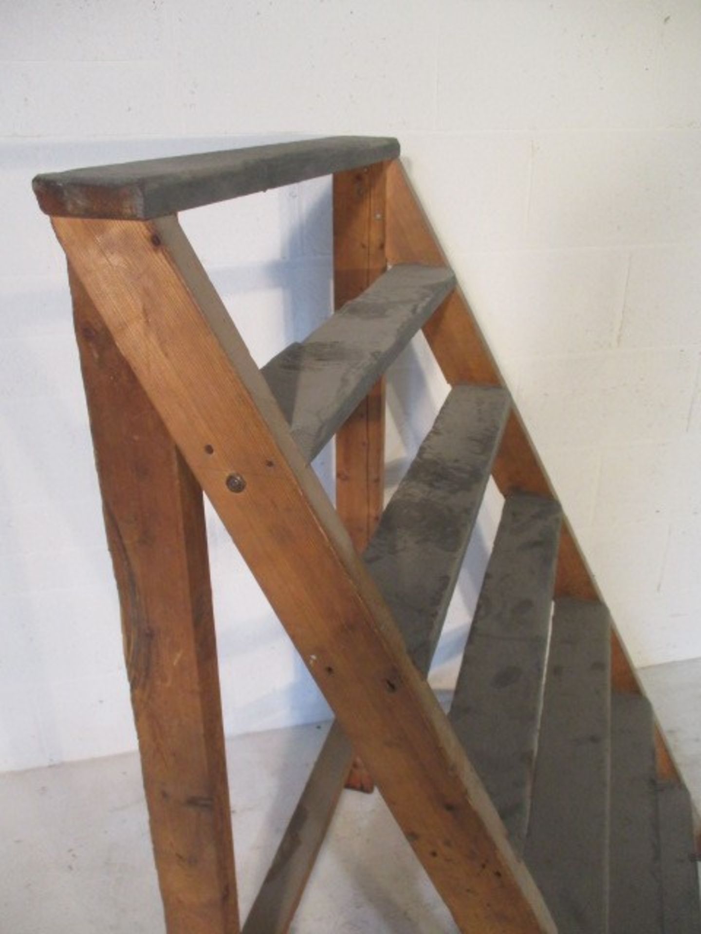 A set of handmade steps, height overall 138cm - Image 3 of 5