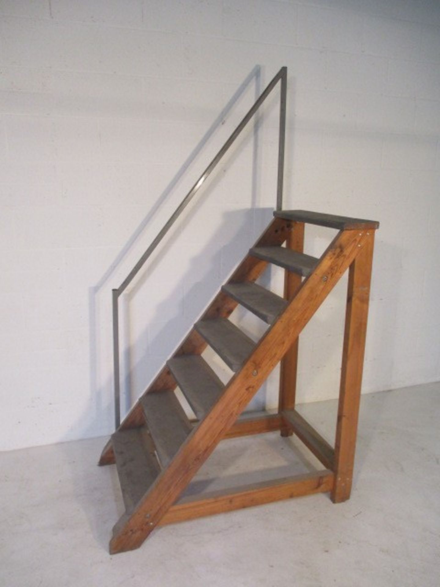 A set of handmade steps, 211 cm overall height