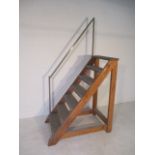 A set of handmade steps, 211 cm overall height