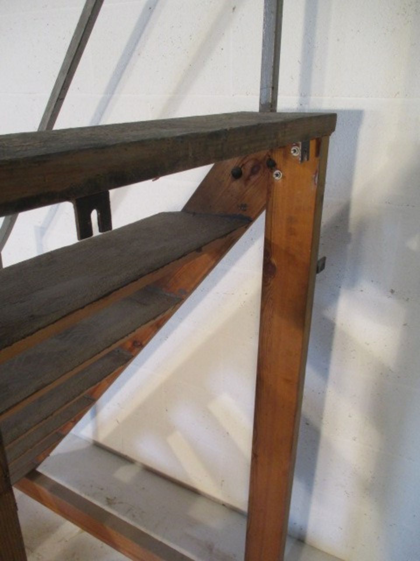 A set of handmade steps, 211 cm overall height - Image 6 of 6