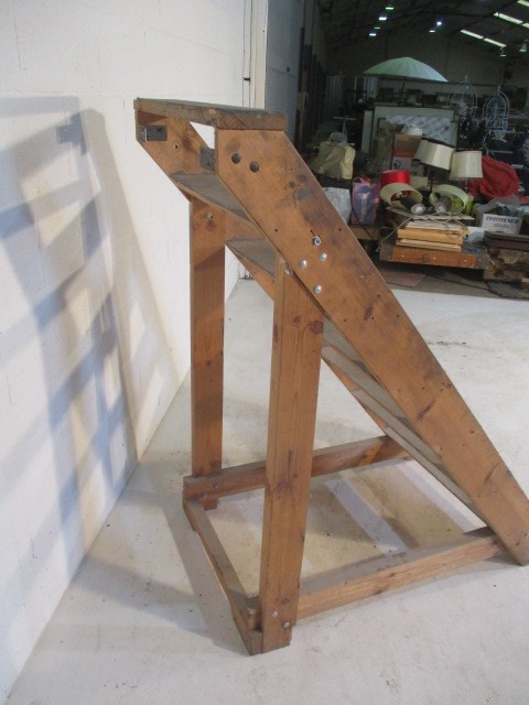 A set of handmade steps, height overall 137cm - Image 3 of 5