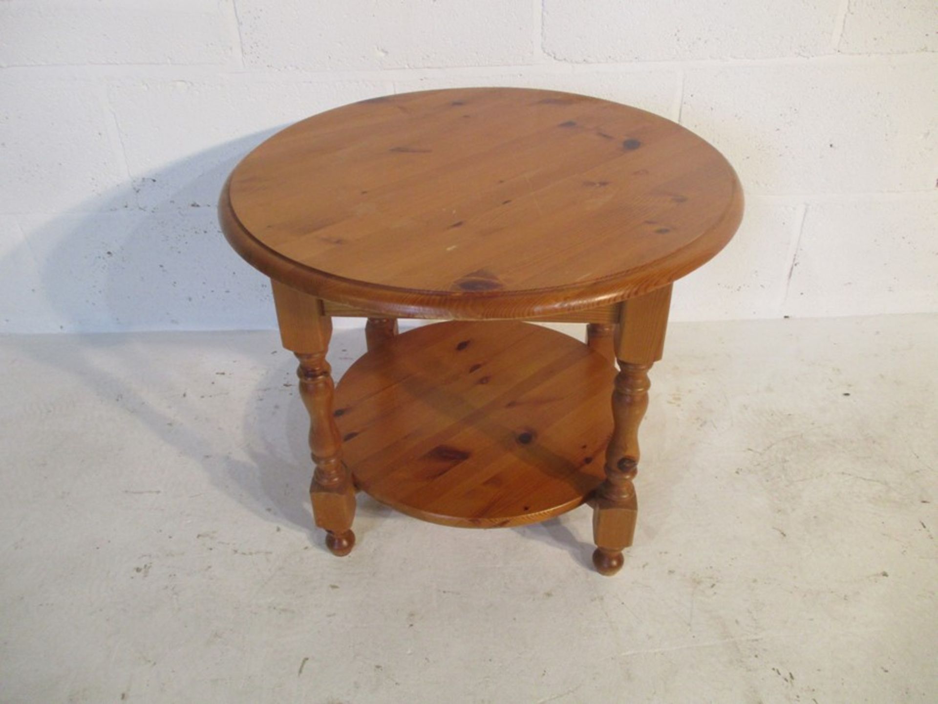A Ducal pine cupboard along with a pine coffee table - Bild 9 aus 12