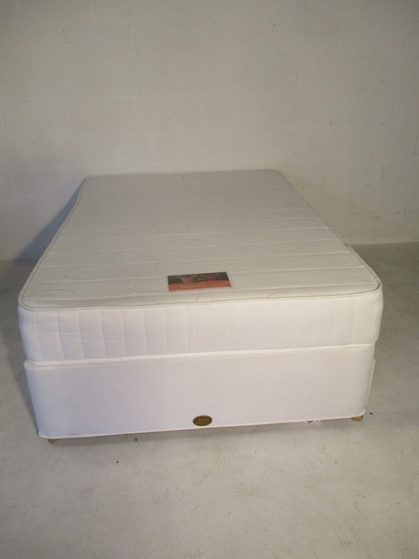 A Sweet Dreams double bed with memory foam mattress