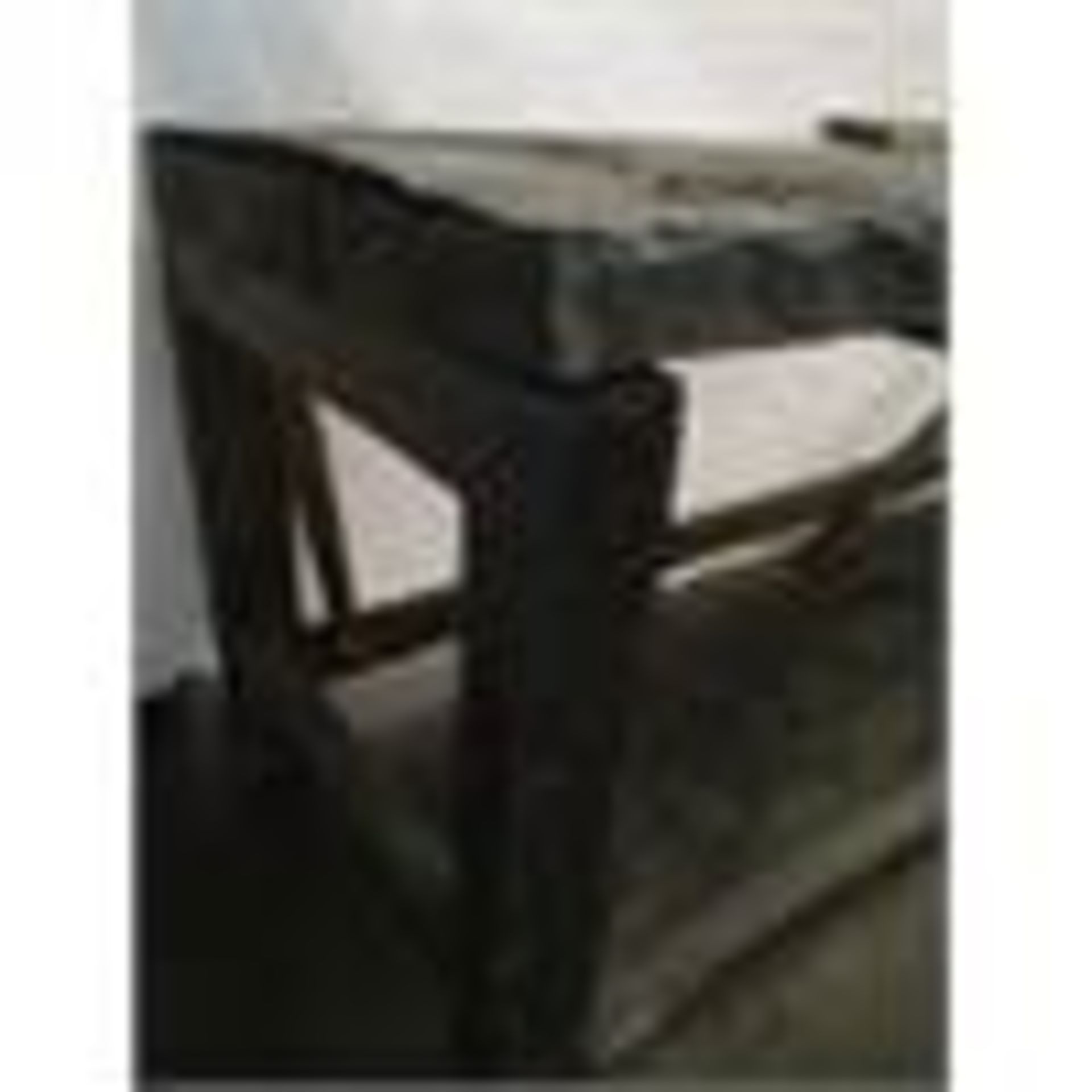 A large industrial workbench with metal covered top. Length 231cm Width 76cm Height 84cm. - Bild 12 aus 16