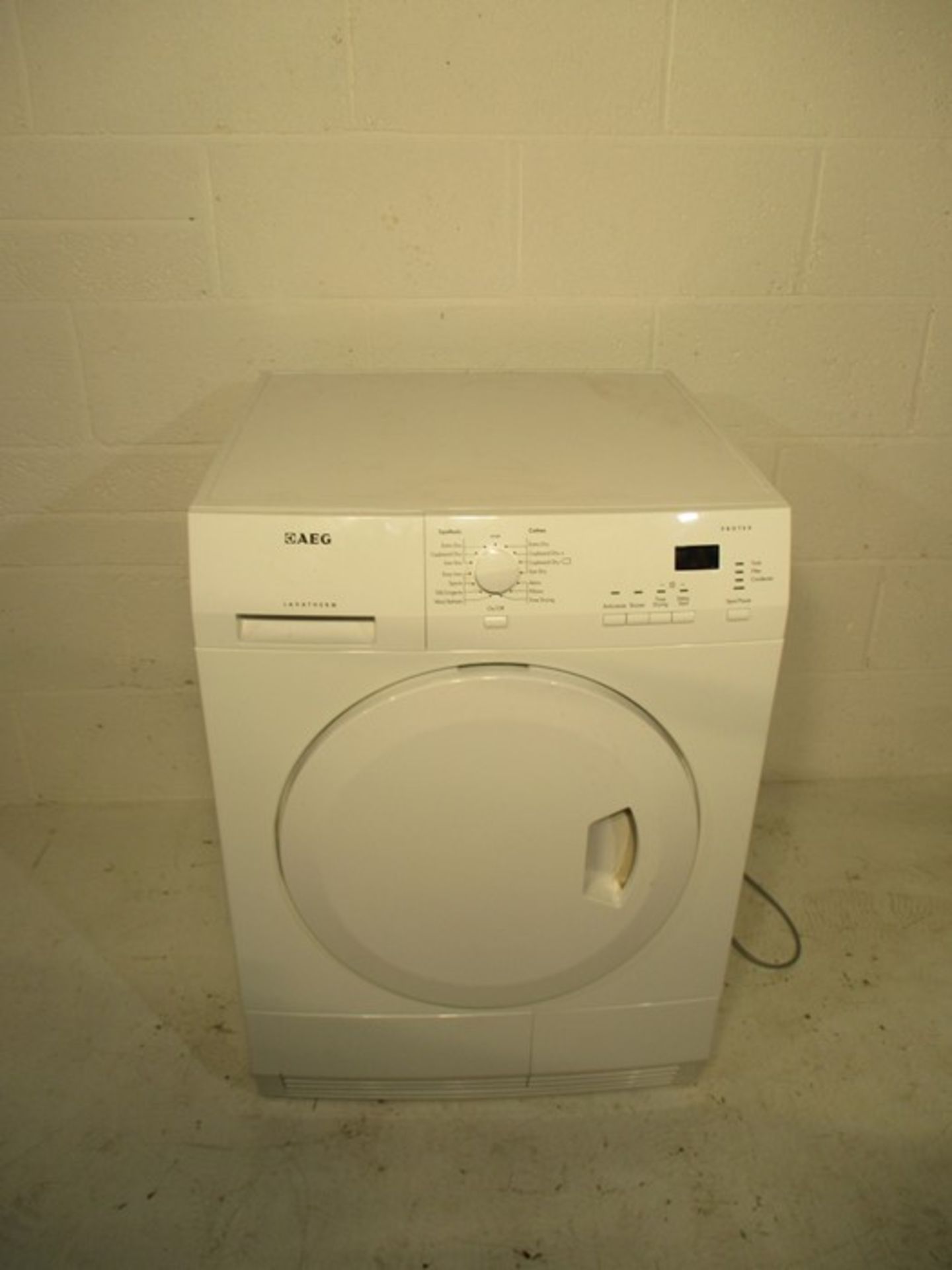 An AEG Lavatherm Protex condenser tumble dryer