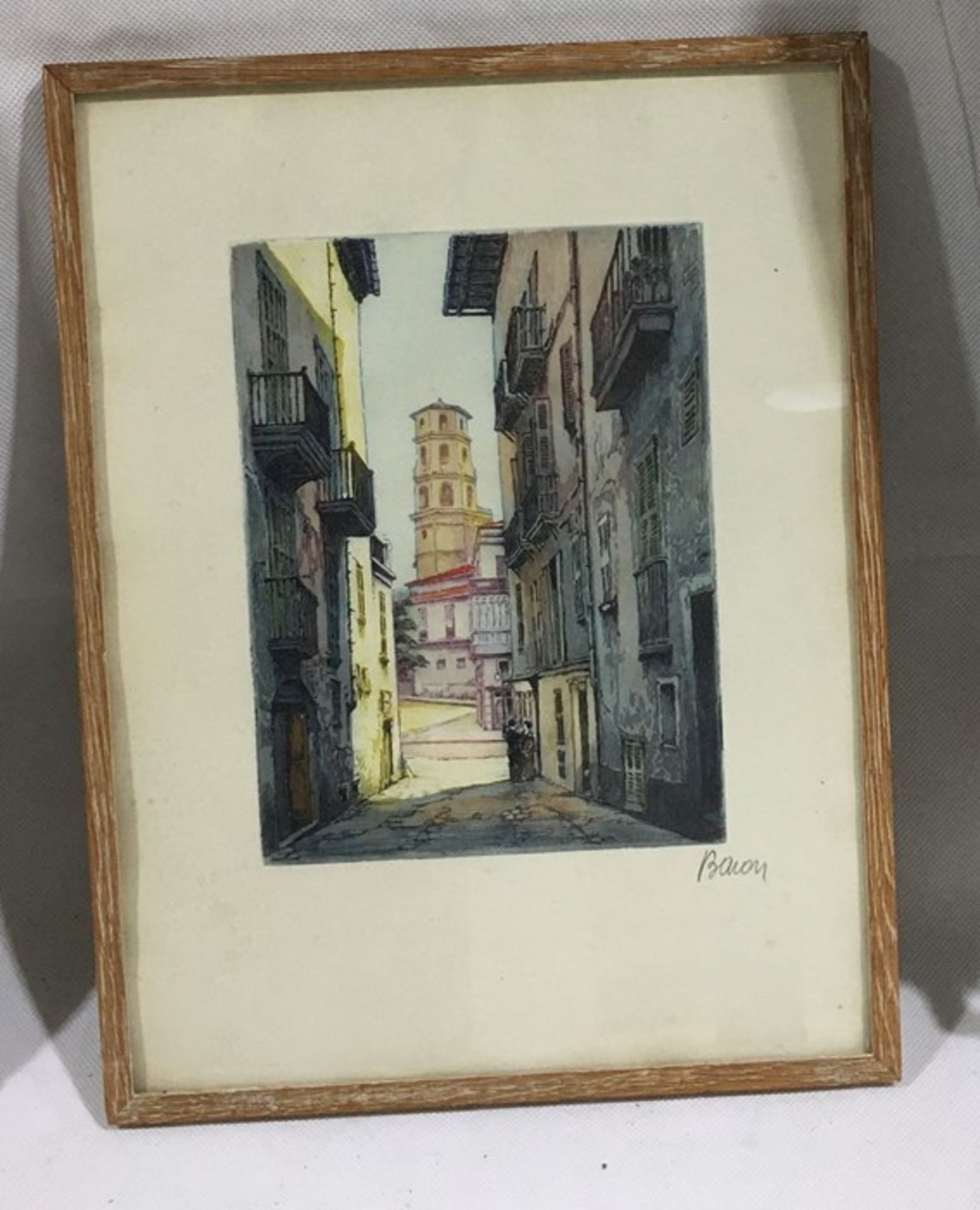 A collection of various prints, watercolours etc along with two ornate mirrors - Image 11 of 14