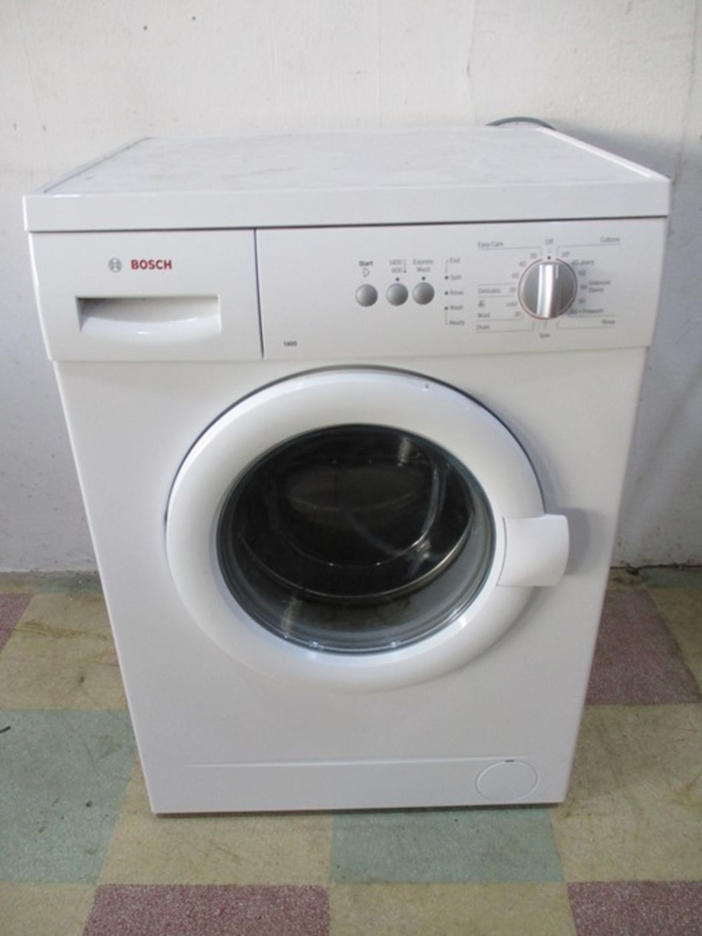 A Bosch 1400 spin washing machine