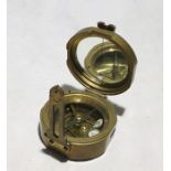 A Stanley (London) natural sine brass compass