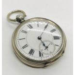 A SCM pocket watch with subsidiary second hand
