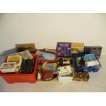 An assortment of model railway and modelling accessories -.various gauges