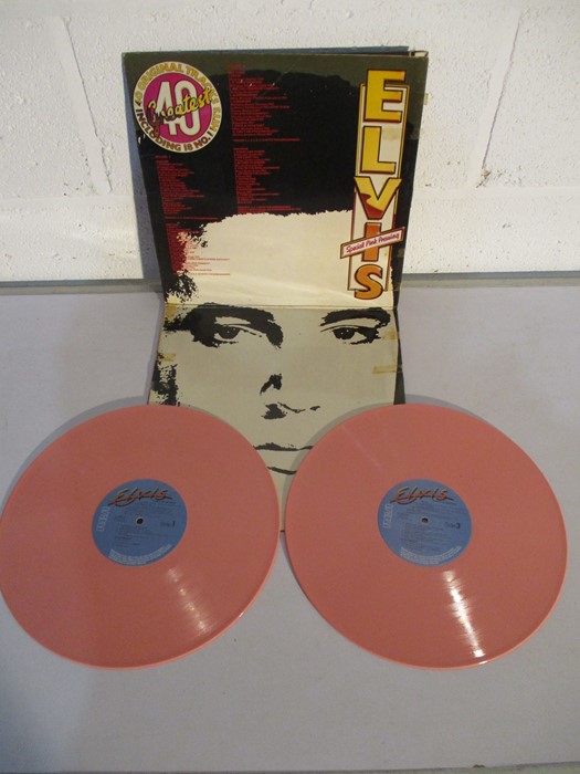 A collection of Elvis Presley vinyl records including Elvis Greatest Hits double special pink - Image 2 of 10