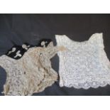 Two garments made from Flemish Lace along with one other